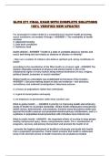 GLPH 271 FINAL EXAM WITH COMPLETE SOLUTIONS 100&percnt; VERIFIED NEW UPDATE&excl;&excl;