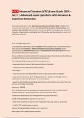 ACCA Advanced Taxation &lpar;ATX&rpar; Exam Guide 2025 &ndash; Set 2 &vert; Advanced exam Questions with Answers & Examiner Rationales Boost your performance in the ACCA Advanced Taxation &lpar;ATX&rpar; Exam 2025 with Set of this comprehensive exam guide&period; Includes new advanced-level q