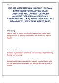 IDIS 199 MIDTERM EXAM &lpar;MODULE 1-3&rpar; EXAM  BANK NEWEST 2026 ACTUAL EXAM  QUESTIONS AND CORRECT DETAILED  ANSWERS &lpar;VERIFIED ANSWERS&rpar; ALL  ANSWERED &lbrace;140 Q & A&rcub; ALREADY GRADED A&plus; &vert;  BRAND NEW&excl; &vert; 100&percnt; GUARANTEED PASS 