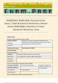 NURS5334 &sol; NURS 5334&colon; PSYCHIATRY STUDY GUIDE &vert; TERMS & COMPLETE DEFINITIONS &vert; NEWEST UPDATE 2025&sol;2026 &vert; UNIVERSITY OF TEXAS&comma; ARLINGTON&ast;ARLINGTON&comma; TEXAS 