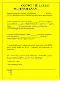 COGSCI 115 MIDTERM EXAM QUESTIONS AND ANSWERS 2025