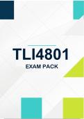 TLI4801 Exam Pack 2026