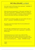 PCI ISA EXAM QUESTIONS AND ANSWERS 2025