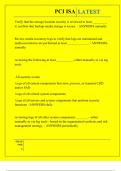 PCI ISA QUESTIONS AND ANSWERS 2025