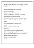 RESP 1121 ABG PPT notes Questions With Complete Solutions