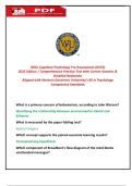 WGU Cognitive Psychology Pre-Assessment &lpar;D570&rpar;  2025 Edition &vert; Comprehensive Practice Test with Correct Answers &  Detailed Rationales  Aligned with Western Governors University&rsquo;s BS in Psychology  Competency Standards&period;PDF