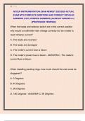 NCCER INSTRUMENTATION EXAM NEWEST 2025&sol;2026 ACTUAL  EXAM WITH COMPLETE QUESTIONS AND CORRECT DETAILED  ANSWERS &lpar;100&percnt; VERIFIED ANSWERS&rpar; &vert;ALREADY GRADED A&plus;&vert;  &vert;&vert;PROFESSOR VERIFIED&vert;&vert; 