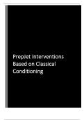 PrepJet &ndash; Interventions Based on Classical Conditioning &vert; Behavioral Psychology and Therapy Techniques