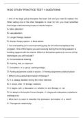R-BC STUDY PRACTICE TEST 1 QUESTIONS