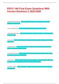 PSYC-140 Final Exam Questions With Correct Solutions &vert;&vert; 2025&period;2026 &vert;&vert; psyc 140 verified questions &vert;&vert; 100&percnt; pass