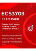 ECS3703 EXAM PACK 2025