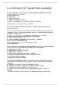N110 ATI EXAM 2 PART 2 QUESTIONS & ANSWERS
