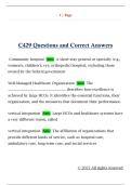 C429 Operations Management Questions and  Correct Answers
