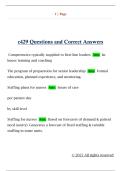 c429 Questions and Correct Answers 