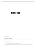 NSG 360 FINAL EXAM DRUGS QUESTIONS AND VERIFIED ANSWERS