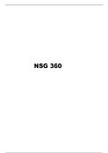 WVU NSG 360 EXAM 1 QUESTIONS AND VERIFIED ANSWERS