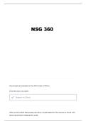 NSG 360 ETHICS EXAM 1 QUESTIONS AND VERIFIED ANSWERS