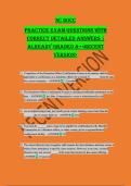 NC DOCC PRACTICE EXAM QUESTIONS WITH CORRECT DETAILED ANSWERS &vert; ALREADY GRADED A&plus;<RECENT VERSION>