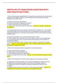  NBSTSA PSI CST EXAM REVIEW QUESTIONS WITH NEW UPDATE SOLUTIONS  