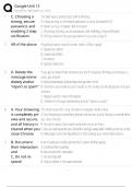Google Unit 13 Exam &sol; Google Certification Study &sol; 2026 Update &sol; Test Bank & Answers