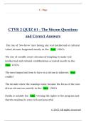 CTVR 2 QUIZ &num;1 - The Sitcom Questions  and Correct Answers