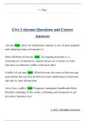 Ctvr 2 sitcoms Questions and Correct  Answers 