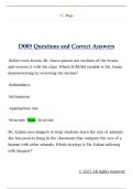 D005 Questions and Correct Answers 