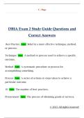 DBIA Exam 2 Study Guide Questions and  Correct Answers