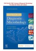 Textbook of Diagnostic Microbiology &ndash; 7th Edition by Mahon and Lehman &vert; Comprehensive Test Bank with Correct Answers