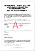 PATHOPHYSIOLOGY &sol; MED-SURG NCLEX EXAM QUESTIONS AND 100&percnt; CORRECT WELL DETAILED ANSWERS&vert;LATEST 2025&sol;2026&vert;GUARANTEED PASS&vert;A&plus;