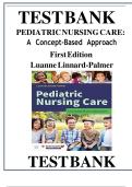 Pediatric Nursing Care&colon; A Concept-Based Approach &ndash; Luanne Linnard-Palmer&comma; 1st Edition &vert; Complete Study Guide & Concept Review &vert; ISBN-13 978-1284081428