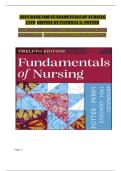 Test Bank for Fundamentals of Nursing 12th Edition &lpar;Elsevier&comma; 2025&rpar; by Potter&comma; Perry and Stockert&comma; Isbn No&semi; 9780443124068&comma; all 50 Chapters Covered&period;