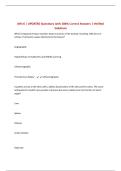 AHS 6 &vert; UPDATED Questions with 100&percnt; Correct Answers &vert; Verified Solutions