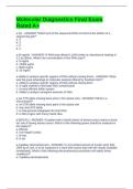 Molecular Diagnostics Final Exam Rated A&plus; 