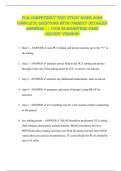 PCA Competency Test STUDY GUIDE 2026  COMPLETE QUESTIONS WITH CORRECT DETAILED  ANSWERS &vert;&vert; 100&percnt; GUARANTEED PASS  <RECENT VERSION> 