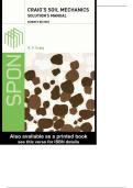 Full Solution Manual &ndash; Craig&rsquo;s Soil Mechanics 9th Edition by R&period;F&period; Craig &vert; Detailed Worked Solutions & Problem Explanations for All Chapters &lpar;1&ndash;14&rpar; &vert; Soil Classification&comma; Density&comma; Plasticity & Engineering Properties