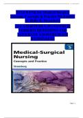 Medical-Surgical Nursing&colon; Concepts & Practice &ndash; 5th Edition &lpar;Holly K&period; Stromberg&rpar; &vert; Complete Test Bank with Verified Answers