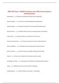 HDFS 3313 Exam &vert; UPDATED Questions with 100&percnt; Correct Answers &vert; Verified Solutions