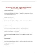 HDFS 3133 Final Review Exam &vert; UPDATED Questions with 100&percnt; Correct Answers &vert; Verified Solutions