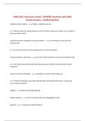 HDFS 3313&colon; final exam review &vert; UPDATED Questions with 100&percnt; Correct Answers &vert; Verified Solutions