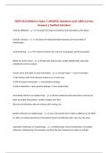 BUNDLE FOR HDFS 3313 Midterm EXAMS ALL  Questions with 100&percnt; Correct Answers UPDATED 