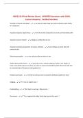 HDFS 3313 Final Review Exam &vert; UPDATED Questions with 100&percnt; Correct Answers &vert; Verified Solutions