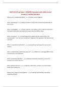 BUNDLE FOR HDFS 3313 EXAMS ALL  Questions with 100&percnt; Correct Answers UPDATED 