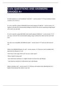 Coils QUESTIONS AND ANSWERS GRADED A&plus;