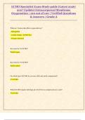 ECMO Specialist Exam Study guide &lpar;Latest 2026&sol;  2027 Update&rpar; Extracorporeal Membrane  Oxygenation &vert; 100 out of 100 &vert; Verified Questions  & Answers &vert; Grade A