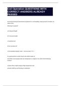 Coil Operation QUESTIONS WITH CORRECT ANSWERS ALREADY PASSED