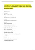 Hemisphere IV-Rapid Stroke response Exam Questions and answers Updated RATED A&plus; 2025&sol;2026 NEW&excl;&excl; 100&percnt; VERIFIED CORRECT 
