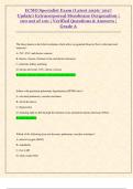 ECMO Specialist Exam &lpar;Latest 2026&sol; 2027  Update&rpar; Extracorporeal Membrane Oxygenation &vert;  100 out of 100 &vert; Verified Questions & Answers &vert;  Grade A