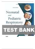 TEST BANK For Neonatal and Pediatric Respiratory Care&comma; 6th Edition by Brian K&period; Walsh&comma; All Chapters 1 - 42&comma; Complete Newest Version