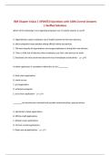ISM Chapter 4 Quiz &vert; UPDATED Questions with 100&percnt; Correct Answers &vert; Verified Solutions